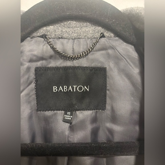Aritzia Babaton Charcoal Gray Coat - Picture 4 of 17